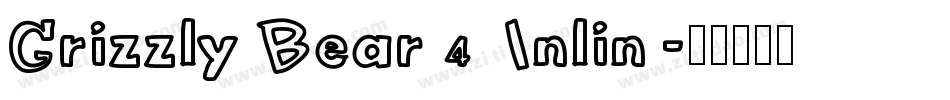 Grizzly Bear 4 Inlin字体转换